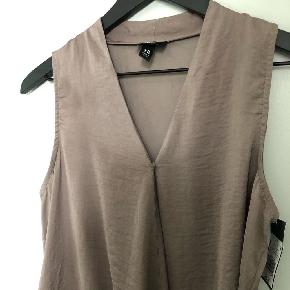 NWT Mossimo Asymmetrical Wrap Front Tank Olive